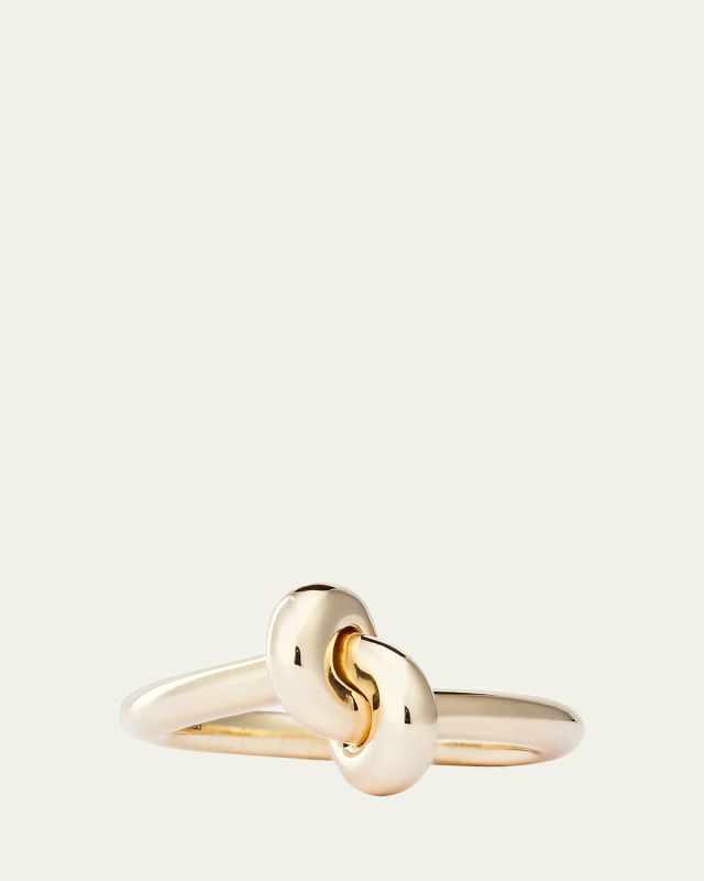 18K Yellow Gold The Legacy Knot Ring, Small